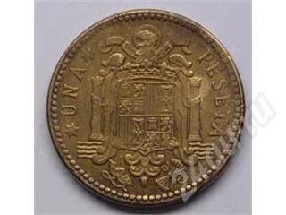 Лот: 200823. Фото: 1. Испания. 1 песета 1953г. (3). Европа