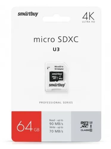 Лот: 23228087. Фото: 1. Карта памяти Micro SDXC 64 Gb... Карты памяти
