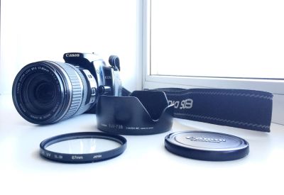 Лот: 12275542. Фото: 1. Фотоаппарат Canon 400D + объектив... Цифровые зеркальные