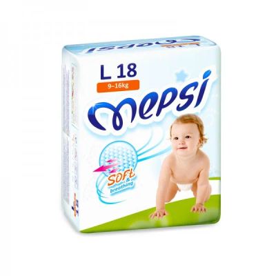 Лот: 7428593. Фото: 1. Подгузники "MEPSI" размер L 18... Детская гигиена