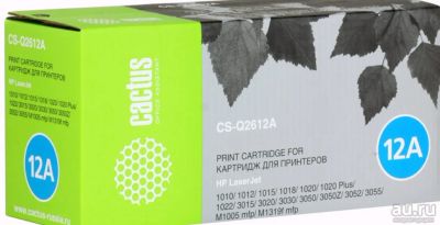 Лот: 9424750. Фото: 1. Пустой картридж cactus CS-Q2612AS... Картриджи, расходные материалы