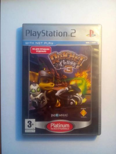 Лот: 10189283. Фото: 1. Диск для Ps2 "Ratchet&Clank 3... Игры для консолей