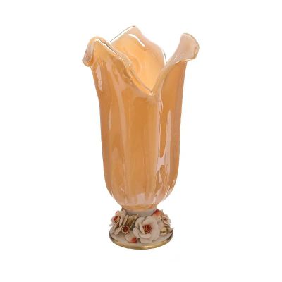Лот: 22271048. Фото: 1. Ваза 40 см White Cristal Honey. Вазы