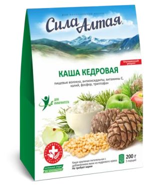 Лот: 12963435. Фото: 1. Каша Кедровая, 200 г. Диетическое питание