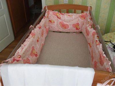 Лот: 2257771. Фото: 1. Кроватка "Можга" + Матрац. Детские кровати и кроватки