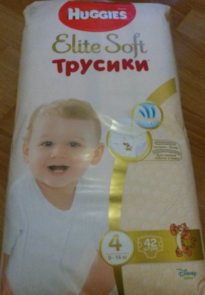 Лот: 11875835. Фото: 1. Подгузники-трусики Huggies Elite... Детская гигиена