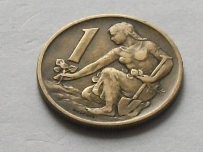 Лот: 16069831. Фото: 1. Монета 1 крона одна Чехословакия... Европа