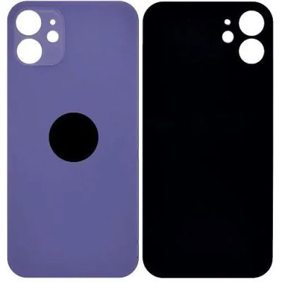 Лот: 20854350. Фото: 1. Задняя крышка для iPhone 12 Фиолетовый... Защитные стёкла, защитные плёнки