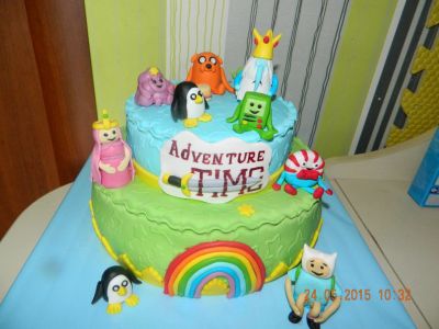 Лот: 6115840. Фото: 1. ТОРТ Adventure TIME. Торты, пирожные