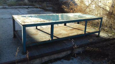 Лот: 12579533. Фото: 1. Металлический стелаж ( стол... Другое (оборудование)