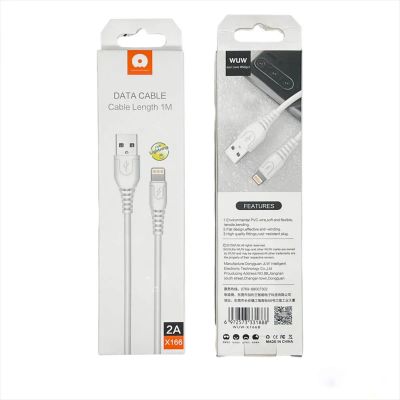 Лот: 22145588. Фото: 1. Кабель WUW X166 USB->Lighting... Дата-кабели, переходники