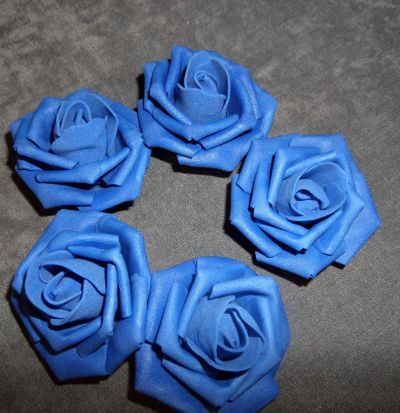 Лот: 7541097. Фото: 1. Роза Фоамиран (искусственная замша... Искусственные и сувенирные цветы