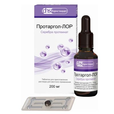 Лот: 23991929. Фото: 1. Протаргол-ЛОР таб. для приг.р-ра... Лекарства