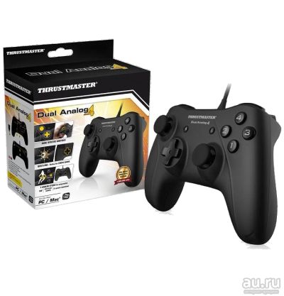 Лот: 13546302. Фото: 1. Геймпад Thrustmaster Dual Analog... Рули, джойстики