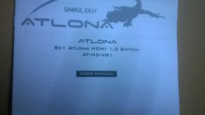 Лот: 5738134. Фото: 1. Коммутатор hdmi Atlona at-hd-v... Коммутаторы