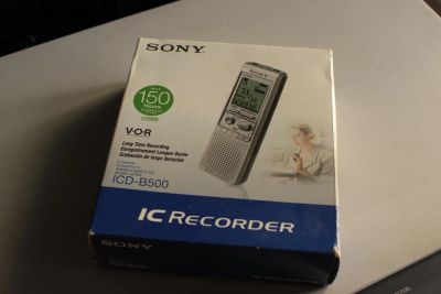 Лот: 5386350. Фото: 1. Sony диктофон рабочий. Другое (компьютеры, оргтехника, канцтовары)