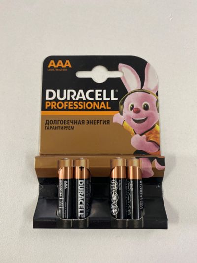 Лот: 25745454. Фото: 1. Батарейки Duracell Professional... Батарейки, аккумуляторы, элементы питания