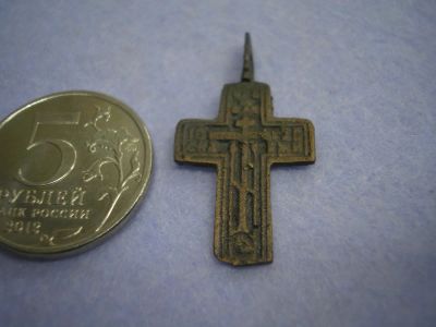 Лот: 8807414. Фото: 1. Нательный крестик 19-20 века... Ювелирные изделия