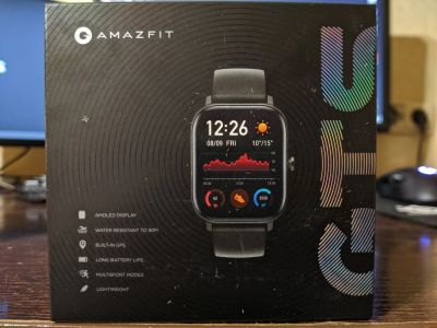 Лот: 18444065. Фото: 1. умные часы Amazfit GTS черный... Смарт-часы, фитнес-браслеты, аксессуары