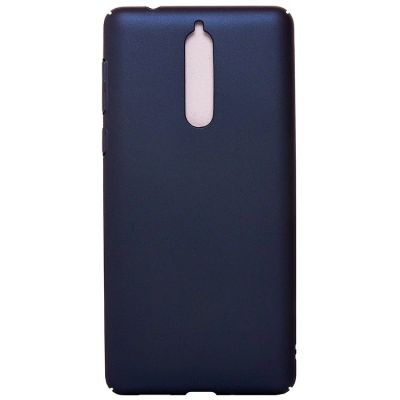 Лот: 11679389. Фото: 1. Чехол Nokia 8 Пластик Синий Pixel... Чехлы, бамперы