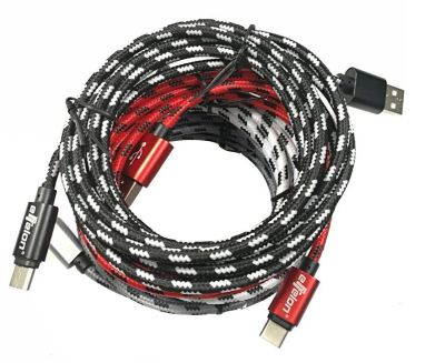 Лот: 10218021. Фото: 1. Кабель USB - Type-C длина 1м хорошее... Дата-кабели, переходники