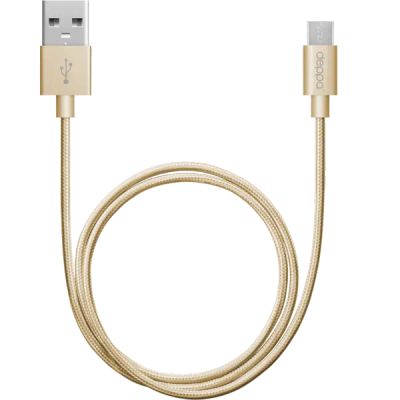 Лот: 22219934. Фото: 1. Кабель Deppa USB - micro USB... Дата-кабели, переходники
