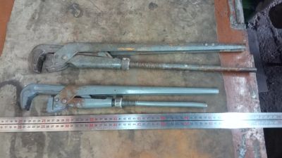 Лот: 16365848. Фото: 1. Газовые ключи 2шт. Ручной инструмент