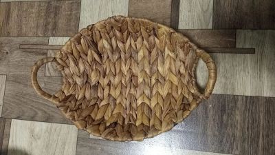 Лот: 23233115. Фото: 1. Корзина декоративная из травы. Корзины, контейнеры
