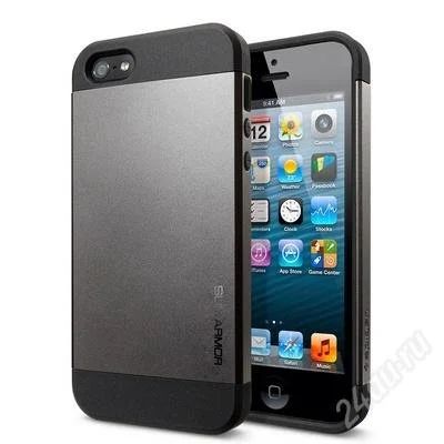 Лот: 2936800. Фото: 1. SGP Slim Armor накладка для iPhone... Чехлы, бамперы