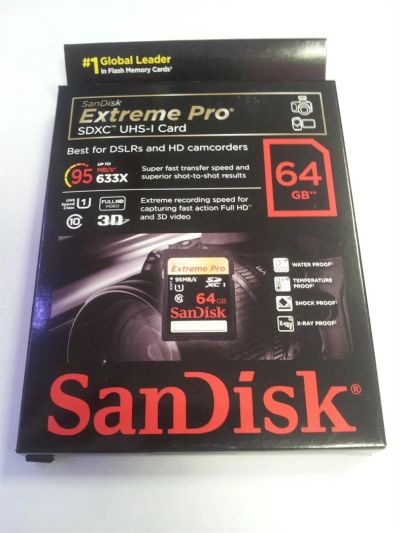 Лот: 3038720. Фото: 1. карта памяти SDXC 64GB SanDisk... Карты памяти