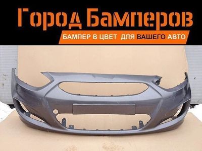 Лот: 7581564. Фото: 1. Новый заводской Серый бампер на... Кузов
