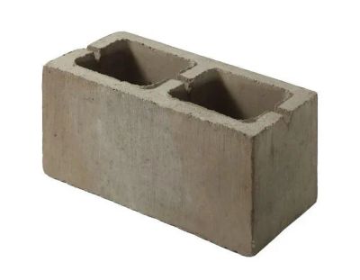 Лот: 20779541. Фото: 1. Стеновой блок двухпустотный бетонный... Блоки, кирпич, брусчатка