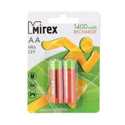 Лот: 22142779. Фото: 1. Аккумулятор Ni-MH Mirex HR06... Батарейки, аккумуляторы, элементы питания