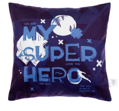 Лот: 15923318. Фото: 1. Подушка декоративная Super hero. Одеяла, подушки