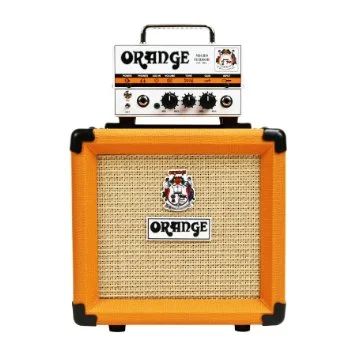 Лот: 7702695. Фото: 1. Orange micro terror + родной кабинет... Гитарные эффекты и комбоусилители
