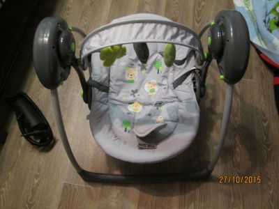 Лот: 6351236. Фото: 1. Шезлонг (качеля) Happy Baby Fun... Ходунки, прыгунки, качели