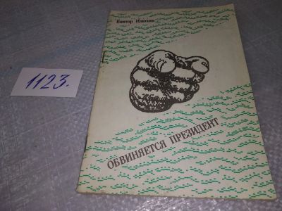 Лот: 19054940. Фото: 1. Илюхин В., Обвиняется Президент... История