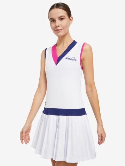 Лот: 22448638. Фото: 1. Платье женское Diadora, Белый. Другое (спортивная одежда)