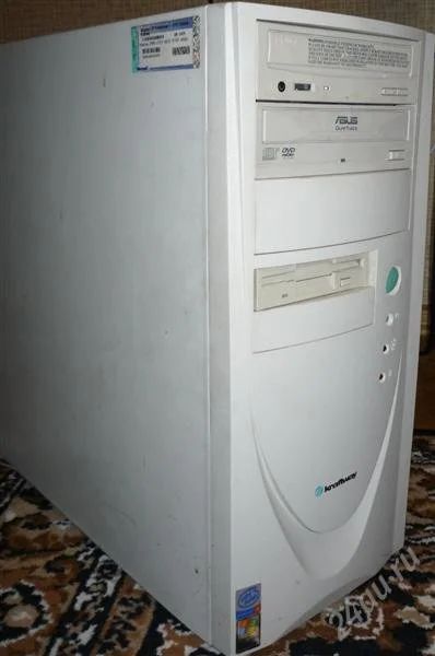 Лот: 2090927. Фото: 1. Корпус + CD+DVD-ROM+FDD+HDD-40G... Корпуса, блоки питания