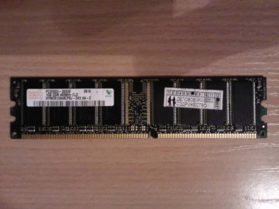 Лот: 4760798. Фото: 1. Оперативная память Hynix 1Gb DDR-400. Оперативная память