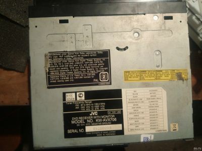 Лот: 15778921. Фото: 1. Автомагнитола JVC KW-AVX706. Автомагнитолы