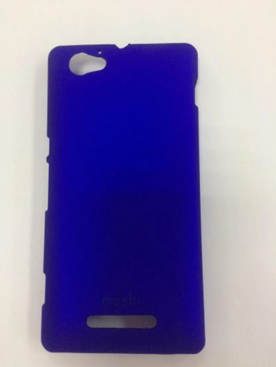 Лот: 9857449. Фото: 1. Чехол Sony Xperia M Пластик Синий... Чехлы, бамперы