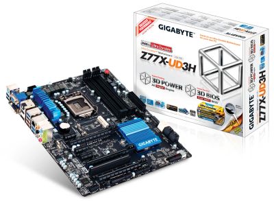 Лот: 6041051. Фото: 1. Материнская плата Gigabyte Z77X-UD3H. Материнские платы