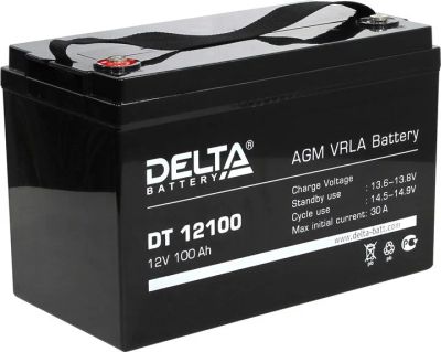 Лот: 9925062. Фото: 1. Аккумулятор DELTA DT 12100 12В... Аккумуляторы