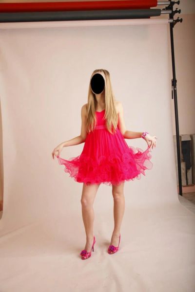Лот: 4593468. Фото: 1. Платье розовое. Платья
