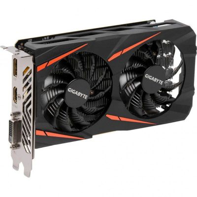 Лот: 16178647. Фото: 1. Видеокарта Gigabyte radeon rx... Видеокарты