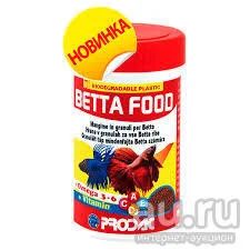 Лот: 8200409. Фото: 1. Prodac Betta Food 100мл гранулы... Корма