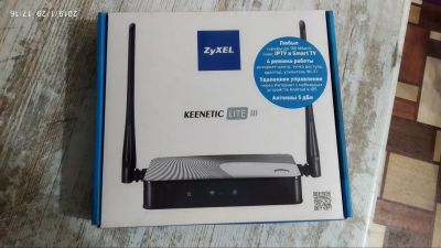 Лот: 13086466. Фото: 1. Wi-fi роутер ZyXEL Keenetic Lite... Маршрутизаторы (роутеры)