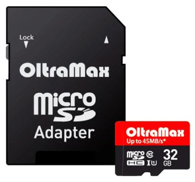 Лот: 8311164. Фото: 1. Карта памяти OltraMax MicroSD... Карты памяти