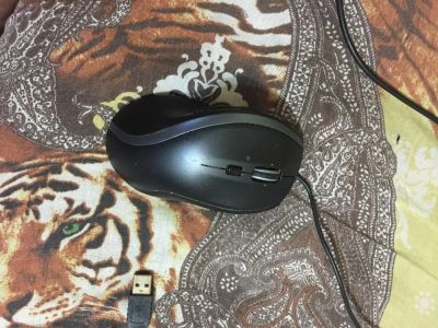 Лот: 8097418. Фото: 1. мышь лазерная проводная USB logiteh... Клавиатуры и мыши